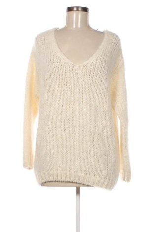 Дамски пуловер, Размер M, Цвят Екрю, Цена 11,89 лв.