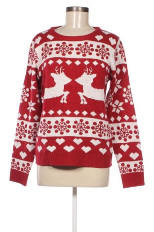 Дамски пуловер, Размер L, Цвят Червен, Цена 13,05 лв.