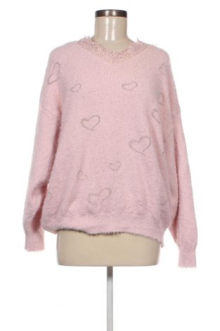 Дамски пуловер, Размер XL, Цвят Розов, Цена 14,50 лв.