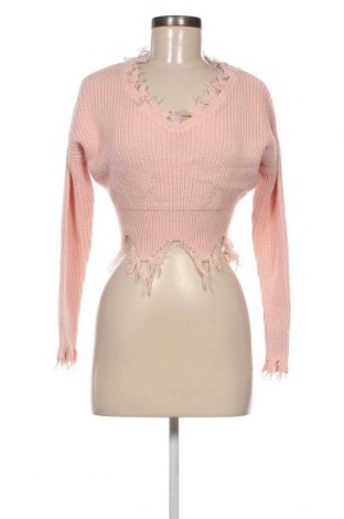Дамски пуловер, Размер XS, Цвят Розов, Цена 10,44 лв.