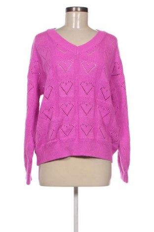 Дамски пуловер, Размер XL, Цвят Лилав, Цена 17,40 лв.