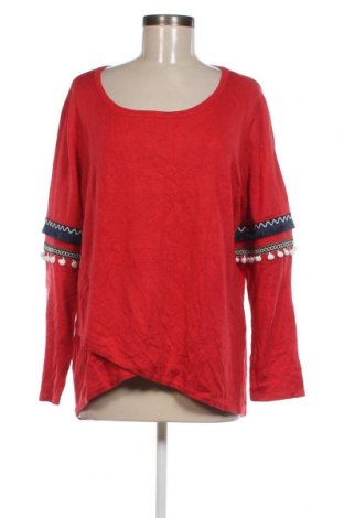 Дамски пуловер, Размер XL, Цвят Червен, Цена 15,66 лв.