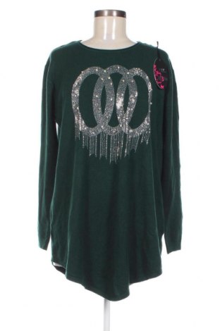 Дамски пуловер, Размер M, Цвят Зелен, Цена 20,70 лв.