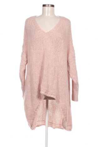 Дамски пуловер, Размер XL, Цвят Розов, Цена 29,00 лв.