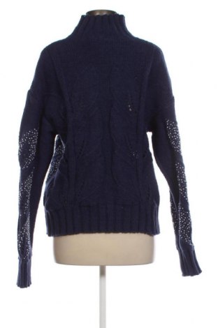 Дамски пуловер, Размер M, Цвят Син, Цена 46,00 лв.