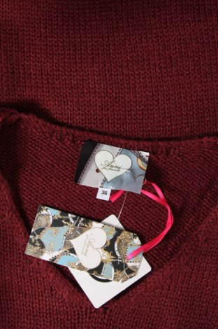 Дамски пуловер ANNI FOR FRIENDS, Размер S, Цвят Червен, Цена 63,36 лв.