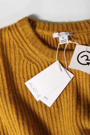 Γυναικείο πουλόβερ Aligne, Μέγεθος M, Χρώμα Κίτρινο, Τιμή 27,90 €