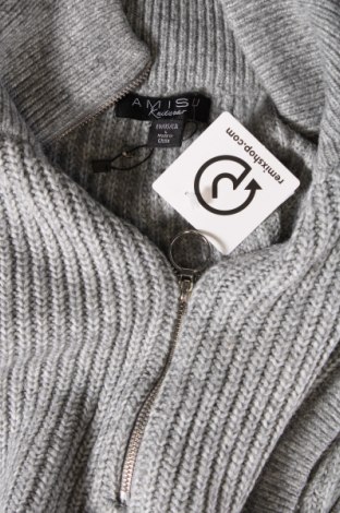 Γυναικείο πουλόβερ Amisu, Μέγεθος L, Χρώμα Γκρί, Τιμή 8,07 €