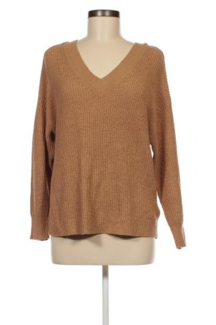 Дамски пуловер Amisu, Размер L, Цвят Кафяв, Цена 13,05 лв.