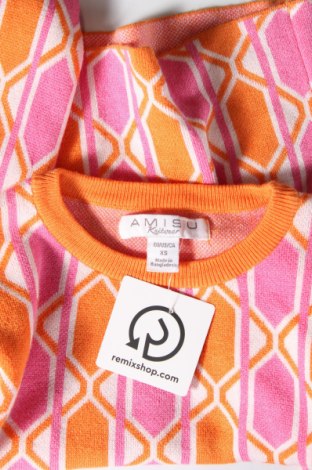 Дамски пуловер Amisu, Размер XS, Цвят Многоцветен, Цена 13,05 лв.