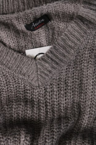 Дамски пуловер Aniston, Размер L, Цвят Сив, Цена 10,73 лв.