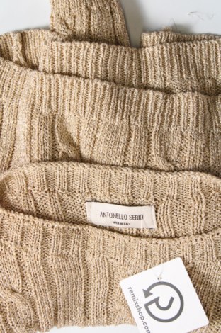 Дамски пуловер Antonello Serio, Размер S, Цвят Златист, Цена 4,62 лв.
