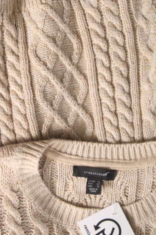 Дамски пуловер Atmosphere, Размер L, Цвят Бежов, Цена 11,31 лв.