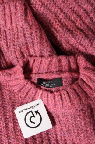Дамски пуловер Bershka, Размер L, Цвят Розов, Цена 11,89 лв.