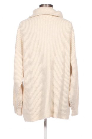 Дамски пуловер Bershka, Размер M, Цвят Бежов, Цена 17,60 лв.