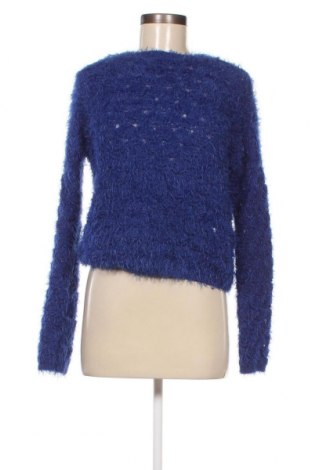 Дамски пуловер Bershka, Размер S, Цвят Син, Цена 10,73 лв.