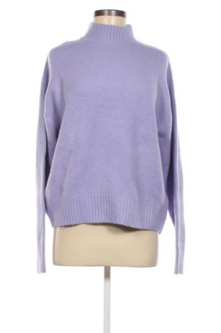 Дамски пуловер Bershka, Размер L, Цвят Лилав, Цена 11,02 лв.