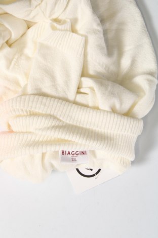 Дамски пуловер Biaggini, Размер XXL, Цвят Бял, Цена 11,60 лв.