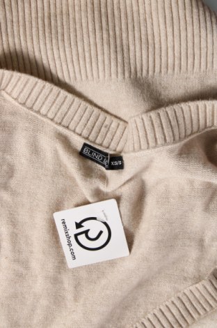 Γυναικείο πουλόβερ Blind Date, Μέγεθος XS, Χρώμα  Μπέζ, Τιμή 12,74 €