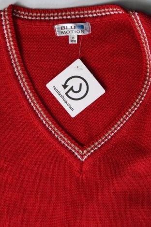 Дамски пуловер Blue Motion, Размер S, Цвят Червен, Цена 13,05 лв.