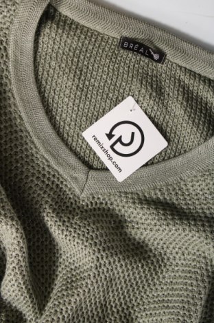 Дамски пуловер Breal, Размер L, Цвят Зелен, Цена 16,53 лв.