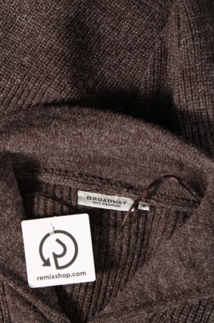Дамски пуловер Broadway, Размер S, Цвят Кафяв, Цена 4,35 лв.