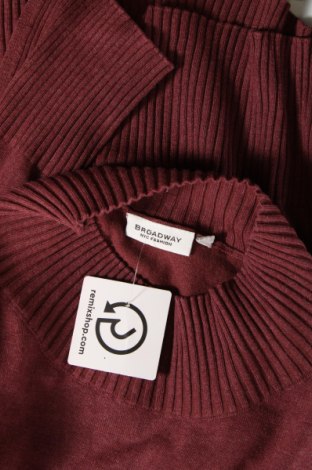 Дамски пуловер Broadway, Размер M, Цвят Червен, Цена 8,41 лв.