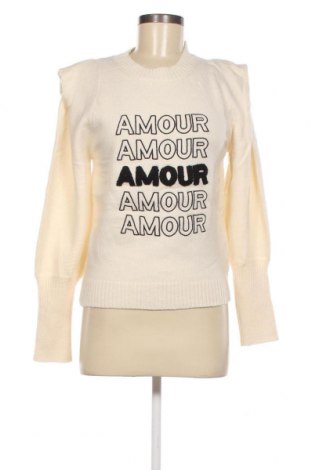Дамски пуловер By Clara, Размер M, Цвят Екрю, Цена 19,32 лв.