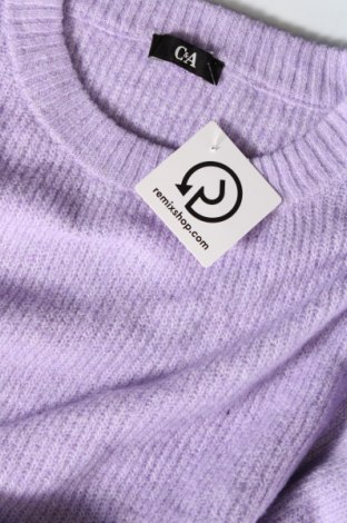 Дамски пуловер C&A, Размер L, Цвят Лилав, Цена 7,25 лв.