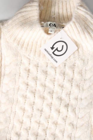 Дамски пуловер C&A, Размер XL, Цвят Екрю, Цена 14,79 лв.