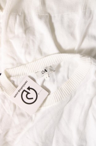 Γυναικείο πουλόβερ C&A, Μέγεθος L, Χρώμα Λευκό, Τιμή 6,46 €