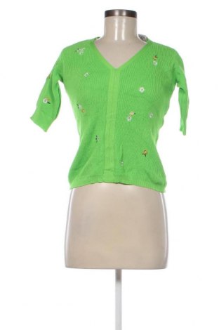 Дамски пуловер Cache Cache, Размер S, Цвят Зелен, Цена 10,15 лв.