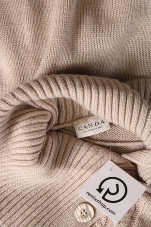 Дамски пуловер Canda, Размер XXL, Цвят Бежов, Цена 15,66 лв.