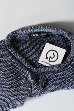 Дамски пуловер Cappuccino, Размер M, Цвят Син, Цена 4,64 лв.