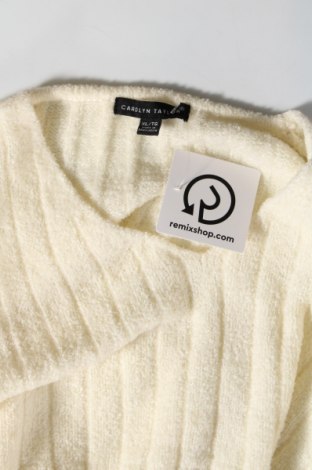 Γυναικείο πουλόβερ Carolyn Taylor, Μέγεθος XL, Χρώμα Εκρού, Τιμή 8,97 €