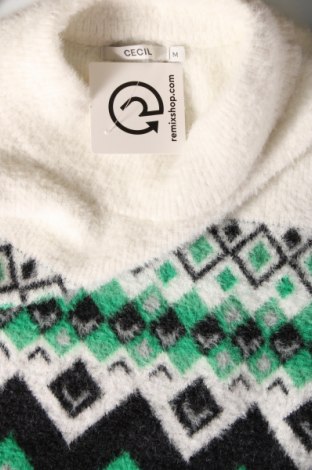 Γυναικείο πουλόβερ Cecil, Μέγεθος M, Χρώμα Λευκό, Τιμή 11,41 €