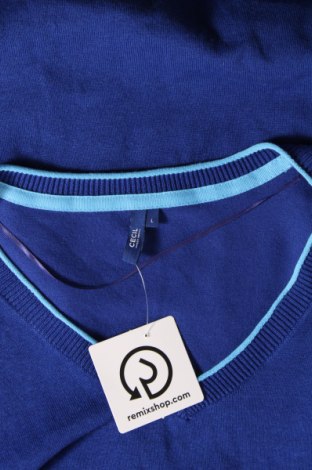 Дамски пуловер Cecil, Размер L, Цвят Син, Цена 11,55 лв.