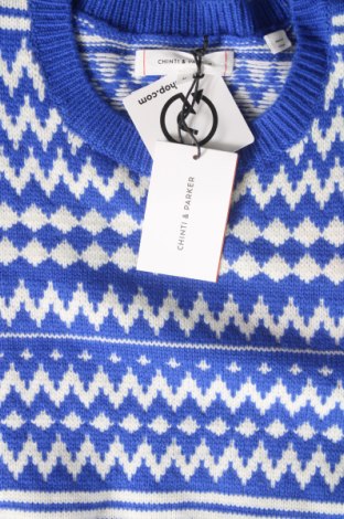 Дамски пуловер Chinti and Parker, Размер M, Цвят Син, Цена 168,60 лв.
