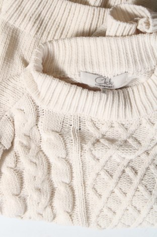 Дамски пуловер Clockhouse, Размер M, Цвят Бял, Цена 13,05 лв.