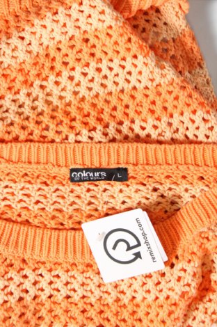Γυναικείο πουλόβερ Colours Of The World, Μέγεθος L, Χρώμα Πορτοκαλί, Τιμή 2,69 €