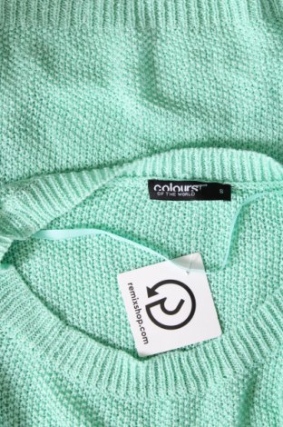Дамски пуловер Colours Of The World, Размер S, Цвят Зелен, Цена 10,44 лв.