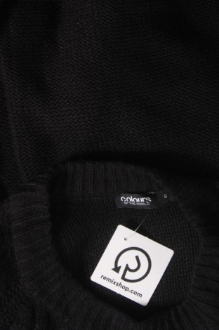 Γυναικείο πουλόβερ Colours Of The World, Μέγεθος S, Χρώμα Μαύρο, Τιμή 8,07 €
