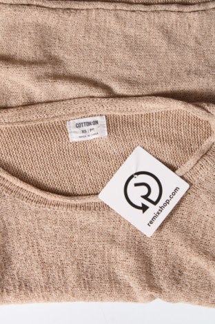 Γυναικείο πουλόβερ Cotton On, Μέγεθος XS, Χρώμα  Μπέζ, Τιμή 8,07 €