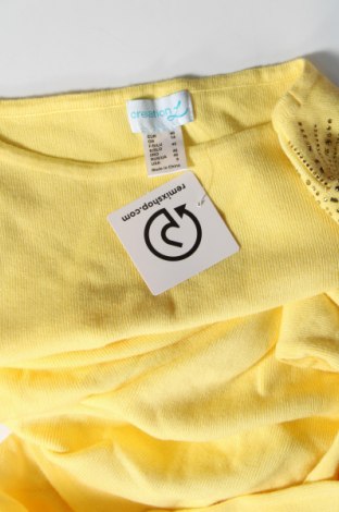 Дамски пуловер Creation L, Размер M, Цвят Жълт, Цена 15,75 лв.
