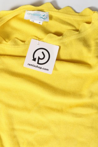 Damski sweter Creation L, Rozmiar M, Kolor Żółty, Cena 65,57 zł