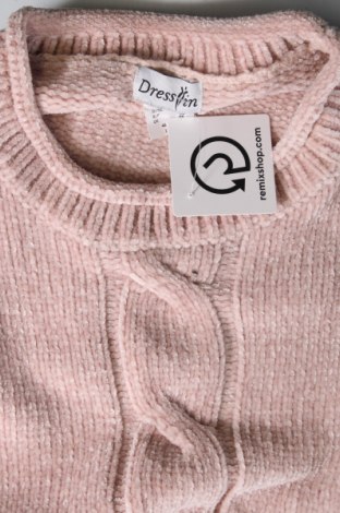 Γυναικείο πουλόβερ Dress V, Μέγεθος 3XL, Χρώμα Ρόζ , Τιμή 18,60 €