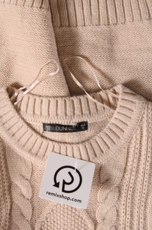 Дамски пуловер Dunnes, Размер M, Цвят Бежов, Цена 5,95 лв.