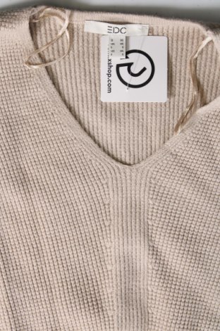 Дамски пуловер Edc By Esprit, Размер XS, Цвят Бежов, Цена 15,75 лв.