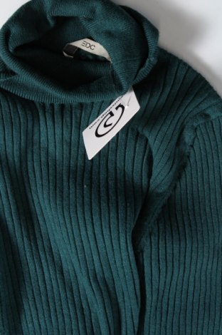 Дамски пуловер Edc By Esprit, Размер S, Цвят Зелен, Цена 7,00 лв.