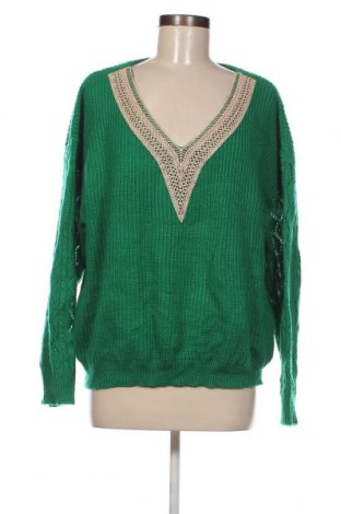 Дамски пуловер Emery rose, Размер L, Цвят Зелен, Цена 11,02 лв.